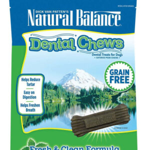 Natural Balance Pet Foods L.I.T Dental Chews Fresh and Clean Formula 13 Oz, 22 Ct, Small