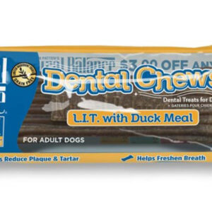 Natural Balance Pet Foods L.I.T Duck Meal Dog Dental Chew 13 Oz, 22 Ct, Small
