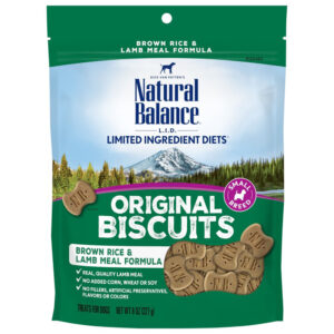 Natural Balance Pet Foods L.I.T. Brown Rice & Lamb Meal Dog Treat 8 oz
