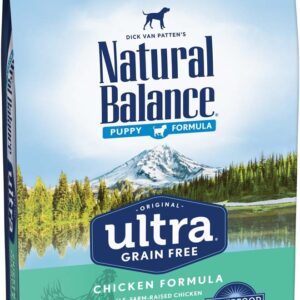 Natural Balance Ultra Grain Free Chicken Puppy Formula Dry Dog Food 11Lb