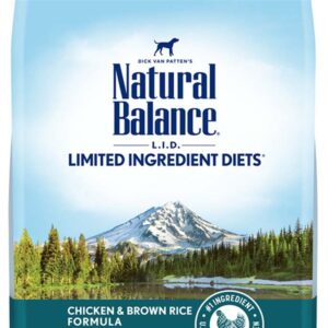 Natural Balance Lid Chicken Formula Dry Dog Food 4.5Lb