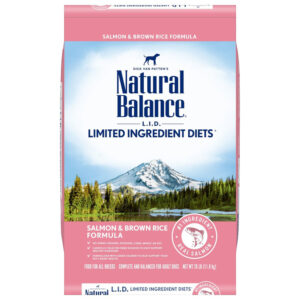 Natural Balance Pet Foods LID Salmon and Brown Rice Dry Dog Food 26 lb