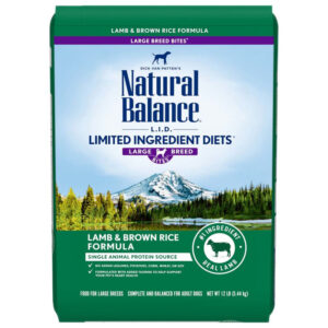 Natural Balance Pet Foods LID Lamb and Brown Rice Large Breed Dry Dog Food 12 lb