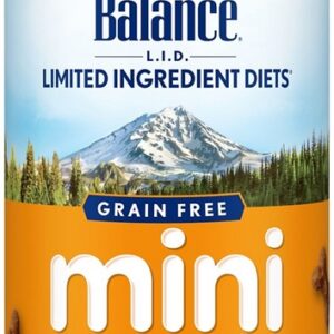 Natural Balance Pet Foods LID Mini Rewards Soft & Chewy Turkey Dog Treats 5.3 oz