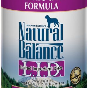 Natural Balance Pet Foods L.I.D Sweet Potato and Venison Formula Canned Dog Food 12Ea/13 Oz