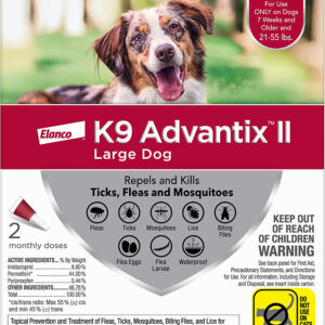 K9 Advantix II Dog Large Red 2-Pack