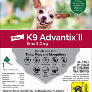 Advantix II Single Dose Small Dog Green