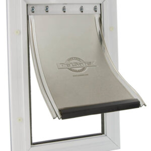 Petsafe Freedom Aluminum Pet Door White Large