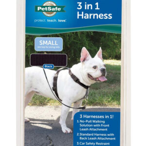 PetSafe 3in1 Dog Harness Black Small