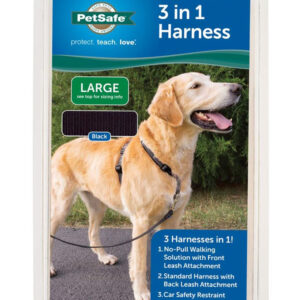 PetSafe 3in1 Dog Harness Black Large