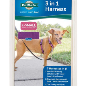 PetSafe 3in1 Dog Harness Plum Extra-Small