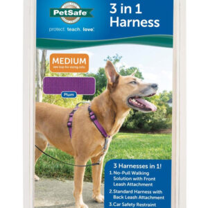 PetSafe 3in1 Dog Harness Plum Medium