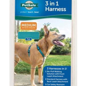 PetSafe 3in1 Dog Harness Teal Medium
