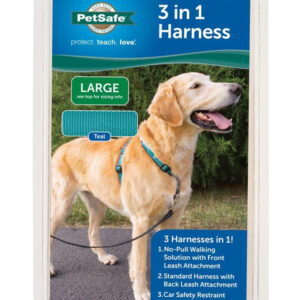 PetSafe 3in1 Dog Harness Teal Large