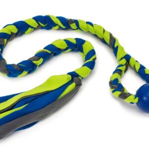 PetSafe Infinitug Fleece Dog Toy Rope with Ball Multi-Color 45 in