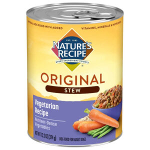 Natures Recipe Healthy Skin Vegetarian Canned Wet Dog Food 12Ea/13.2 Oz