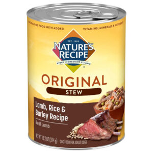 Natures Recipe Easy-To-Digest Lamb Chunk Dog Food 12Ea/13.2 Oz, 12 Pk