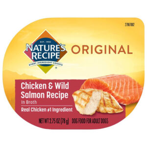 Natures Recipe Chicken and Salmon Recipe Wet Canned Dog Food 12Ea/2.75 Oz, 24 Pk