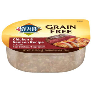 Natures Recipe Chicken and Venison Recipe Wet Caned Dog Food 12Ea/2.75 Oz, 12 Pk
