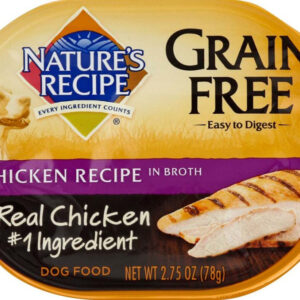 Natures Recipe Gf Chicken Recipe In Broth Dog Food 12Ea/2.75 Oz, 24 Pk