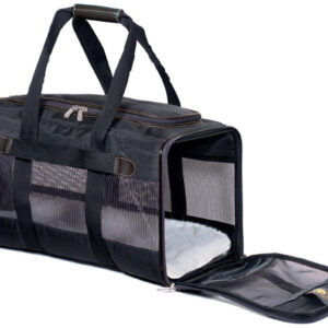 Sherpa's Pet Trading Company Original Deluxe Pet Carrier Black Medium