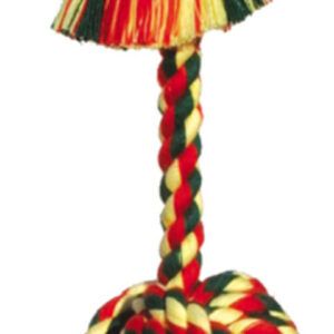 Mammoth Pet Products Monkey Fist Tug Dog Toy Multi-Color 18 in Small