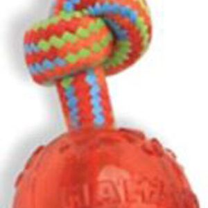 Mammoth Pet Products Braidys Tug with TPR Ball Dog Toy Assorted 11 in Small