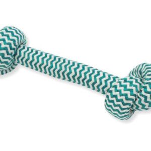 Mammoth Pet Products EXTRA FRESH 2 Knot Bone Toy 2 Knots Rope Bone Multi-Color 13 in Large