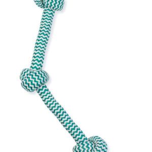Mammoth Pet Products EXTRA FRESH 3 Knot Tug Toy 3 Knots Multi-Color 20 in Medium