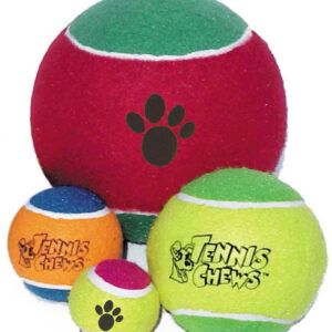 Mammoth Pet Products Tennis Ball Dog Toy Assorted Extra-Large 6 in
