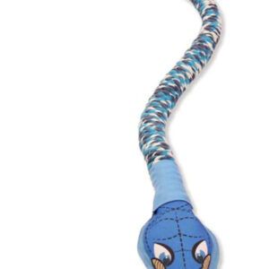Mammoth Pet Products SnakeBiter Dog Toy With Squeaky Head Assorted 28 in Small
