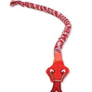 Mammoth Pet Products SnakeBiter Dog Toy With Squeaky Head Assorted 36 in Large