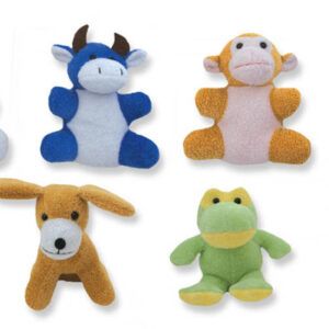 Mammoth Pet Products Terry Cloth Animal Cuties Dog Toys Assorted