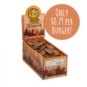 Happy Howie Dog Burger Lamb 2 Inch 126Ct