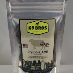 K9 Bros Little Brother Lamb Liver 1.25oz/60 Dog Treat