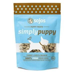 Sojos Dog Puppy Turkey Salmon Treat 2.5 Oz.
