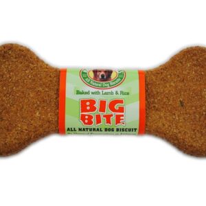 Natures Animals Big Bite All Natural Lamb & Rice Dog Biscuit Display 8 in 24 Count