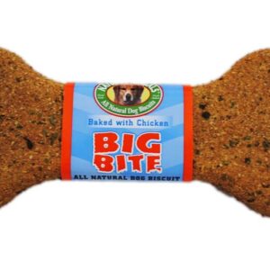 Natures Animals Big Bite All Natural Chicken Dog Biscuit Display 8 in 24 Count