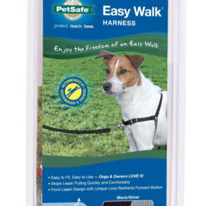 PetSafe Easy Walk Dog Harness Black, Silver Small