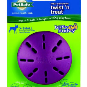 Busy Buddy Twist n Treat Toy Purple Extra-Small
