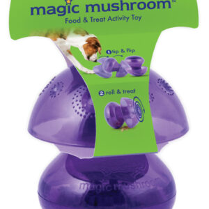 Petsafe Busy Buddy Magic Mushroom Dog Toy Purple Md/Lg