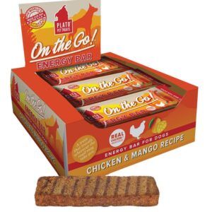 Plato Energy Bar Chicken & Mango Recipe (Case of 12)