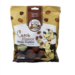 Exclusively Pet Carob Flavor Wafer Cookies Dog Treats 8 oz