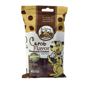 Exclusively Pet Carob Flavor Sandwich Cremes Dog Treats 8oz