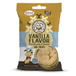 Exclusively Pet Vanilla Flavor Sandwich Cremes Dog Treats 8 oz