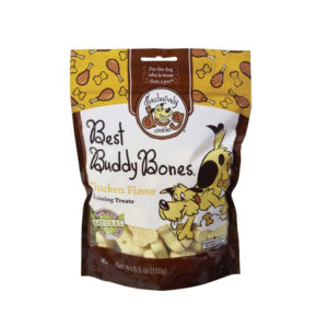 Exclusively Pet Best Buddy Bones Chicken Flavor Dog Treats 5.5 oz