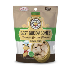 Exclusively Pet Best Buddy Bones Peanut Butter Flavor Dog Treats 5.5 oz