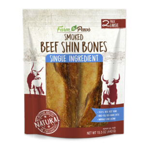 Cadet Farm To Paws Rib Shin Bone For Dogs Beef Large 2 Count