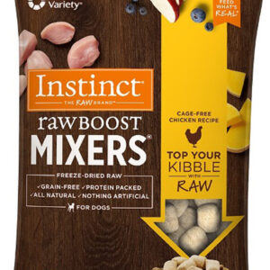 Natures Variety Raw Boost Mix Dog Chicken Trial1oz./4Bx Instinct Freeze Dried