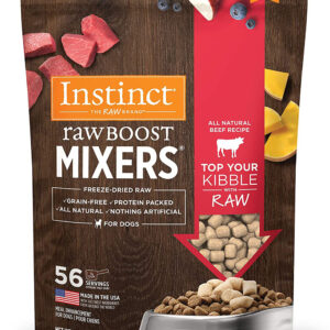 Natures Variety Instinctinct Freeze Dried Raw Boost Mix Dog Beef 14oz.